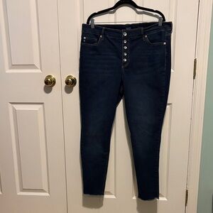 Chaps Midnight Blue Cropped Jeans